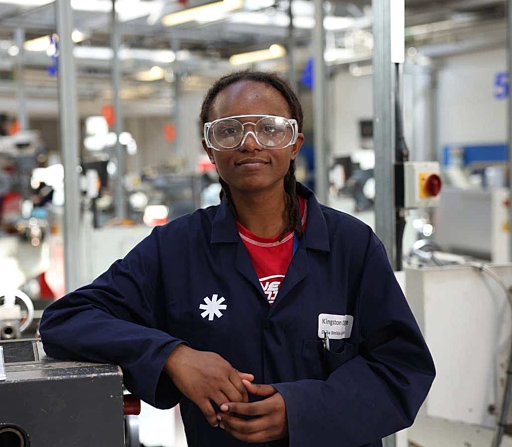 Imperial College Engineering apprentice, Dana, chose Kingston College for its “strong reputation”