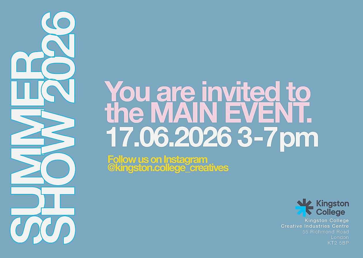 Creative Industries Summer Shows - SAVE THE DATE! Wednesday 17 June, 3pm-7pm