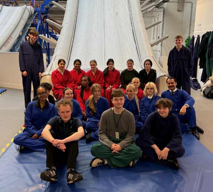 BTEC Travel & Aviation students experience safety training at Heathrow with British Airways