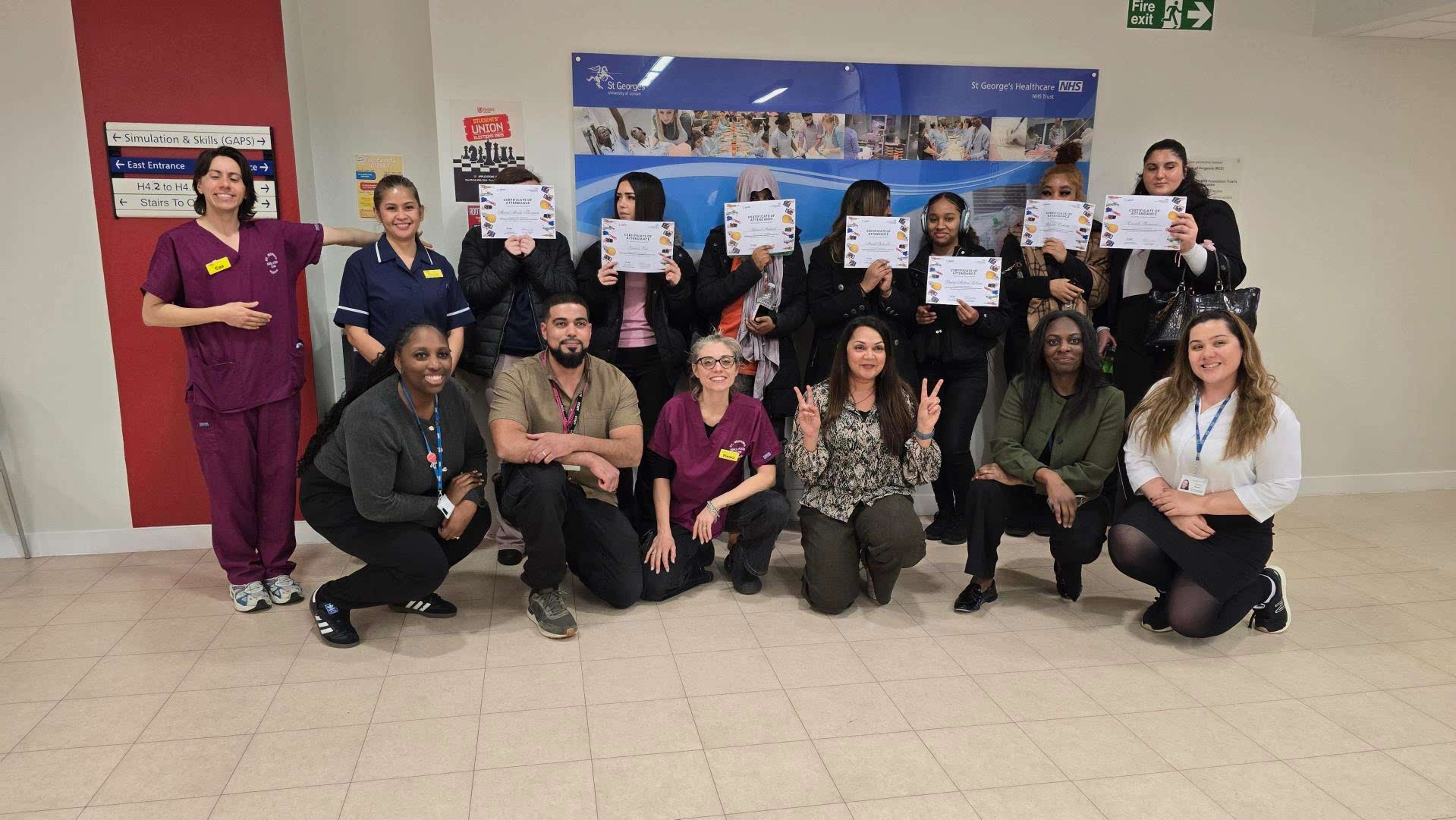 South Thames College Learners Gain First-Hand NHS Experience at St George’s Hospital