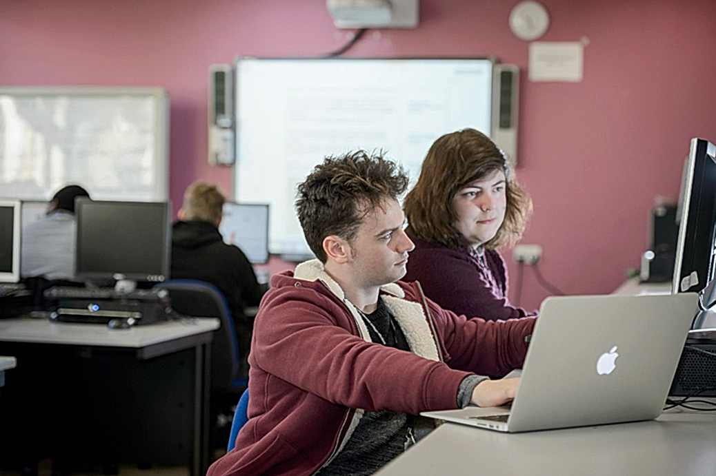 Students in corridor