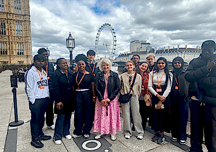 ESOL Students Attend Tour of Parliament with Dame Siobhain McDonagh MP