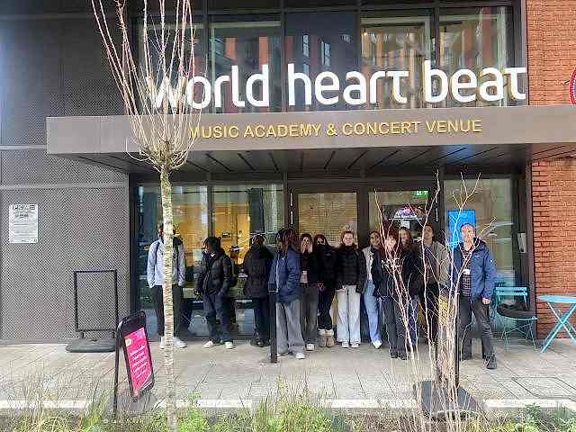 World Heart Beat Academy visit hits the right note with music students 