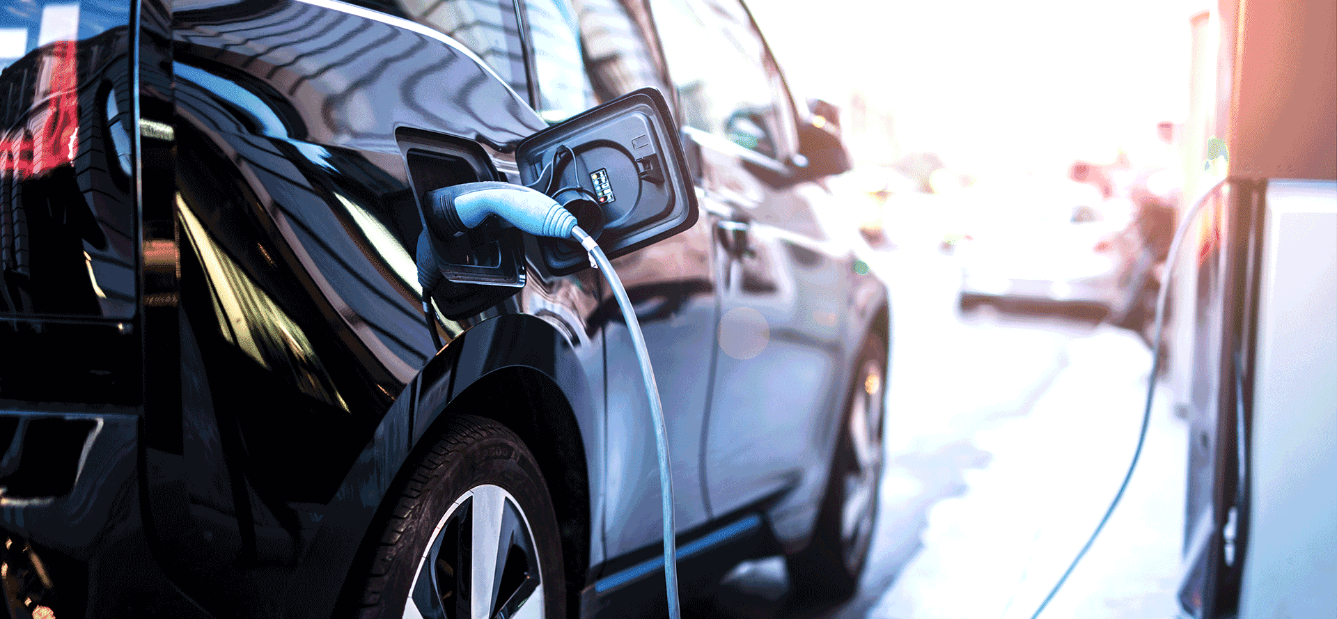 Electric cars web banner