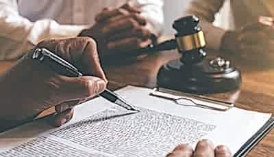 Student using a computer