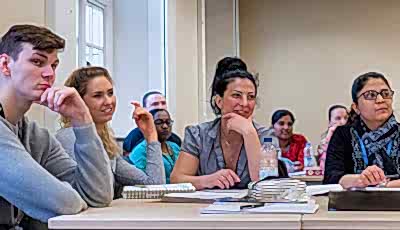 Students in a classroom